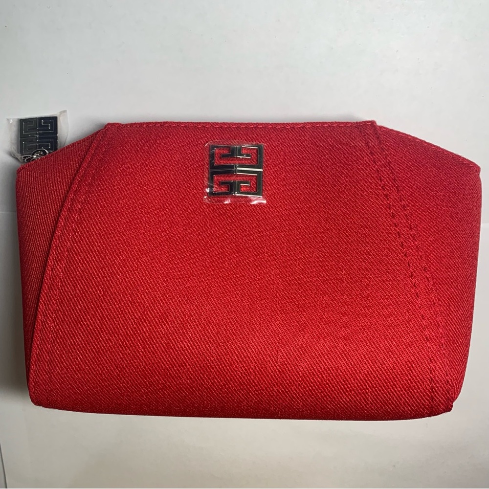 Final Price Drop! Givenchy Red Cosmetic Pouch